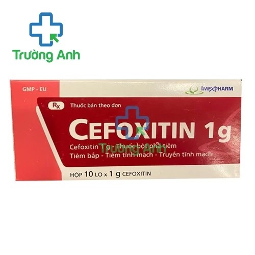 Cefoxitin 1g Imexpharm - Thuốc điều trị nhiễm khuẩn hiệu quả
