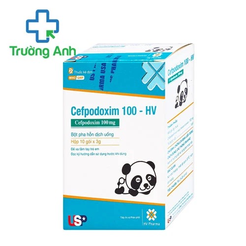 Cefpodoxim 100-HV - Thuốc điều trị nhiễm khuẩn hiệu quả của  USP