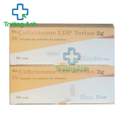 Ceftriaxone LDP Torlan 2g - Thuốc điều trị nhiễm khuẩn hiệu quả