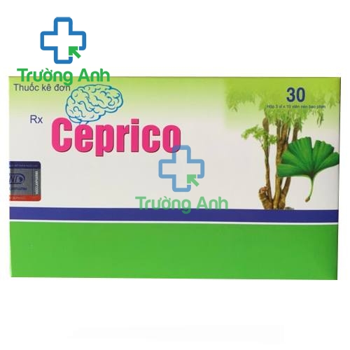 Ceprico - Giúp cải thiện tuần hoàn não hiệu quả của Khaihapharco