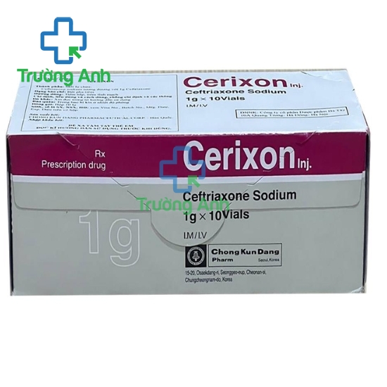 Cerixon - Thuốc điều trị nhiễm trùng, nhiễm khuẩn của Hàn Quốc