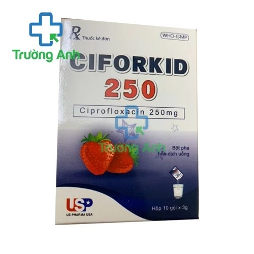 Ciforkid 250 US Pharma - Thuốc điều trị nhiễm khuẩn