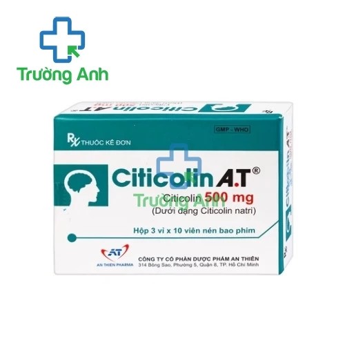 Citicolin 500mg/2ml Danapha - Thuốc điều trị bệnh não cấp tính hiệu quả