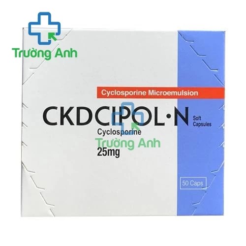 CKDCipol-N 25mg - Thuốc hỗ trợ ghép tạng hiệu quả của Hàn Quốc