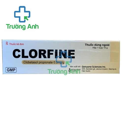 Clorfine 15g - Thuốc mỡ bôi da điều trị mẩn ngứa chàm viêm da hiệu quả