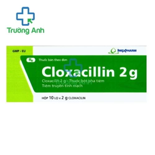 Cloxacillin 2g Imexpharm - Thuốc điều trị nhiễm khuẩn hiệu quả