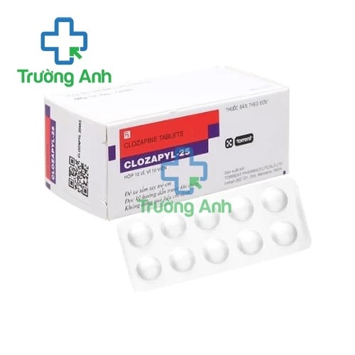 Clozapyl 25mg - Thuốc điều trị tâm thần phân liệt hiệu quả của Ấn Độ