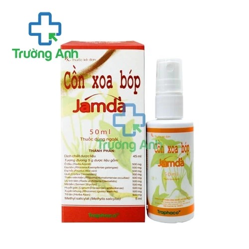 Cồn xoa bóp JamDa - Giảm đau xương khớp hiệu quả