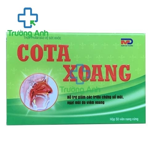 Cotaxoang - TPCN điều trị viêm mũi, viêm xoang hiệu quả