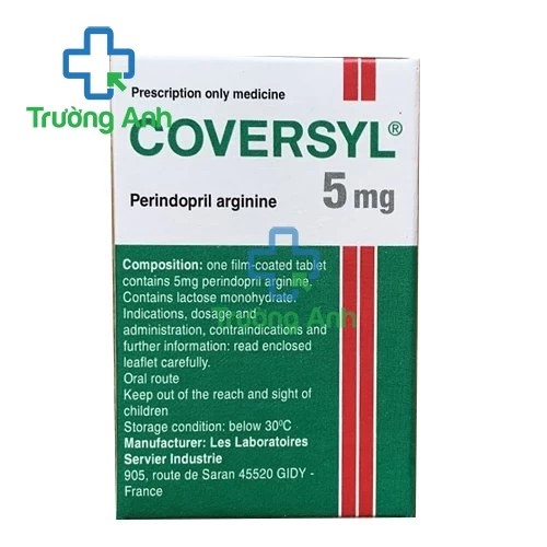 Coversyl 5mg - Thuốc điều trị tăng huyết áp hiệu quả của Pháp