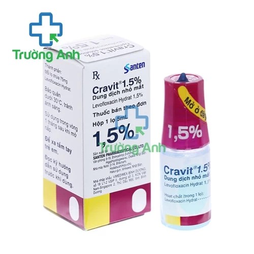 Cravit 1.5% 5ml - Thuốc nhỏ mắt