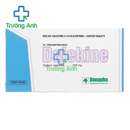 Dalekine 500 Danapha (lọ) - Thuốc điều trị động kinh hiệu quả