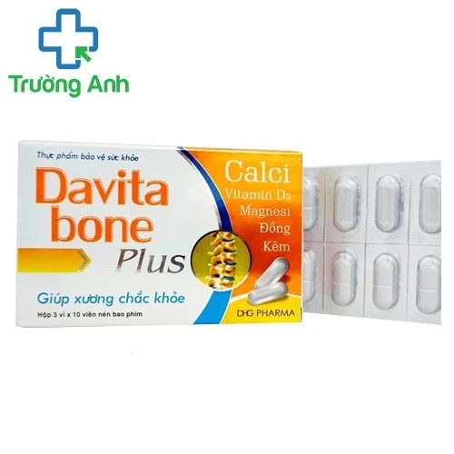 Davita Bone Plus - Thuốc bổ sung calci và vitamin D hiệu quả