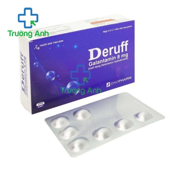 Deruff 8mg - Thuốc điều trị sa sút trí tuệ hiệu quả của Davipharm