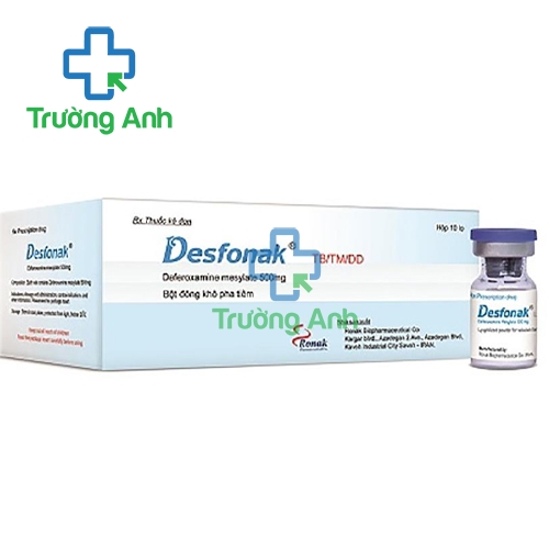 Desfonak - Thuốc chống ngộ độc sắt hiệu quả của Iran