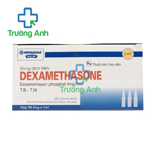 Dexamethasone 4mg/1ml HD Pharma - Giúp điều trị hen phế quản hiệu quả