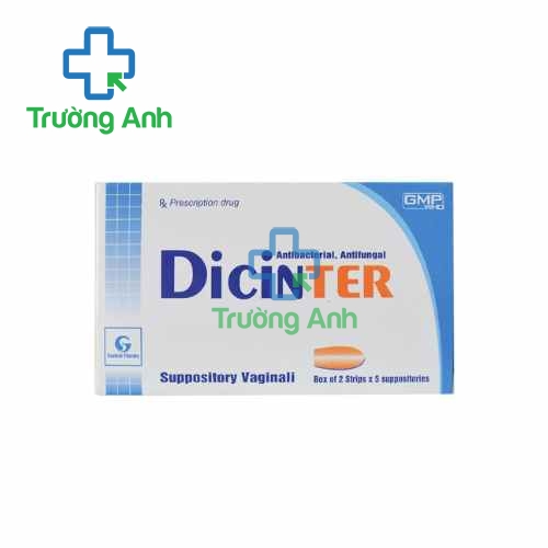 Dicinter - Viên đặt điều trị viêm âm đạo của Dược phẩm Phúc Tường