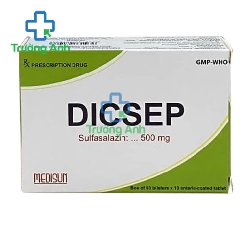 Dicsep 500mg - Thuốc điều trị viêm loét đại tràng hiệu quả