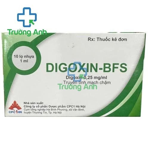 Digoxin-BFS 0.25mg/ml - Thuốc điều trị bệnh tim mạch hiệu quả