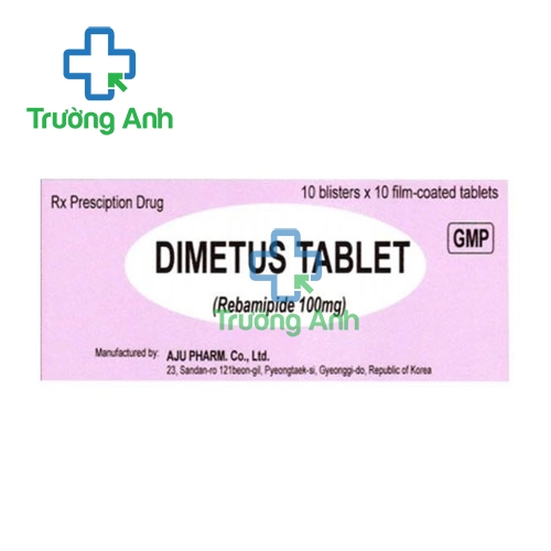 Dimetus 100mg - Thuốc điều trị viêm loét dạ dày hiệu quả