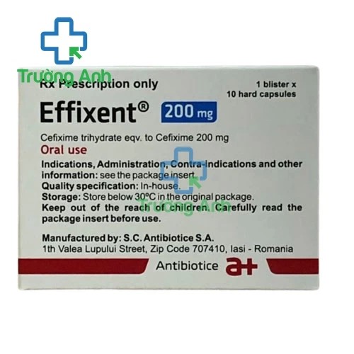 Effixent 200mg - Thuốc điều trị nhiễm khuẩn hiệu quả