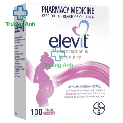 Elevit Pre Conception & Pregnancy Bayer - Viên uống bổ sung vitamin tổng hợp