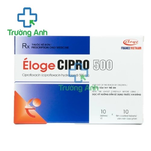 Eloge Cipro 500mg - Thuốc kháng sinh trị bệnh hiệu quả