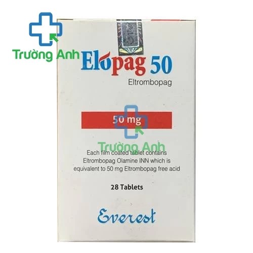 Elopag 50 Everest - Thuốc điều trị xuất huyết giảm tiểu cầu miễn dịch hiệu quả