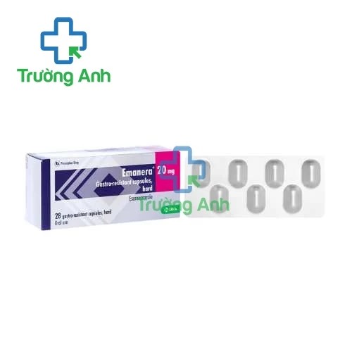 Emanera 20mg - Thuốc điều trị trào ngược dạ dày, thực quản hiệu quả của KRKA