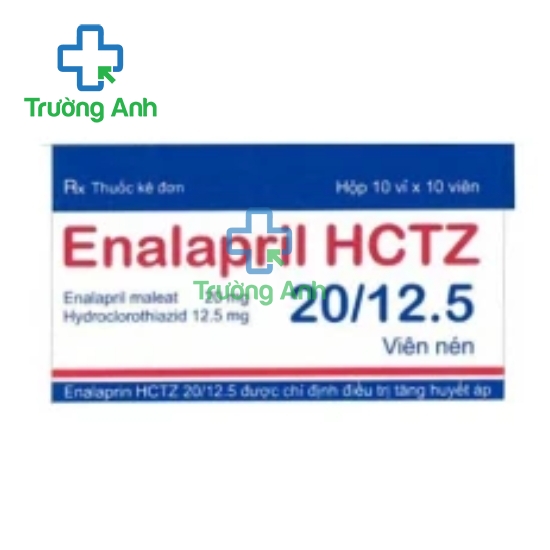 Enalapril HCTZ 20/12.5 - Thuốc điều trị tăng huyết áp hiệu quả của Dopharma