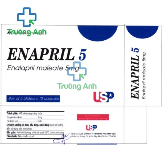 Enapril 5 US Pharma USA - Thuốc điều trị tăng huyết áp hiệu quả