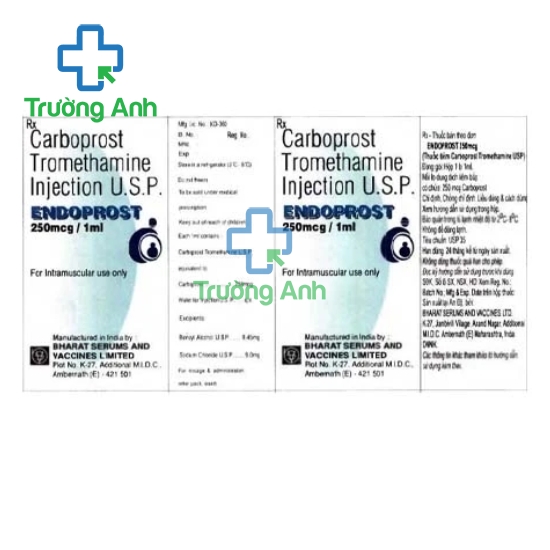 Endoprost 250mcg - Thuốc phòng ngừa băng huyết hiệu quả của Ấn Độ
