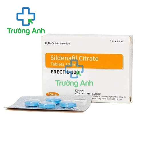 Erecfil - 100 - Thuốc điều trị rối loạn cương dương hiệu quả