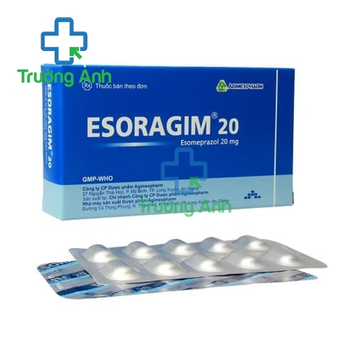 ESORAGIM 20mg - Thuốc điều trị viêm loét dạ dày, tá tràng hiệu quả của Agimexpharm