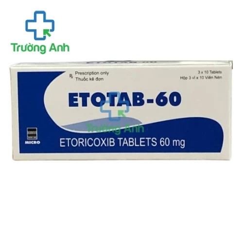 Etotab 60mg - Thuốc điều trị viêm khớp dạng thấp hiệu quả của Ấn Độ