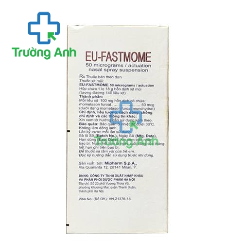 Eu-Fastmome - Thuốc điều trị viêm mũi dị ứng hiệu quả Ý