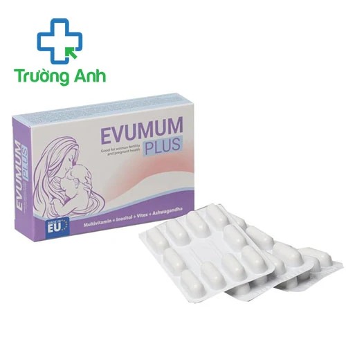 Evumum Plus Gricar - Viên uống hỗ trợ bổ trứng, kích thích rụng trứng