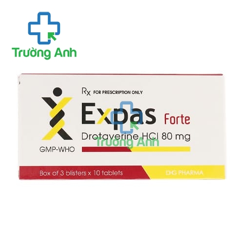 Expas Forte - Giúp giảm đau do co thắt cơ trơn hiệu quả của DHG