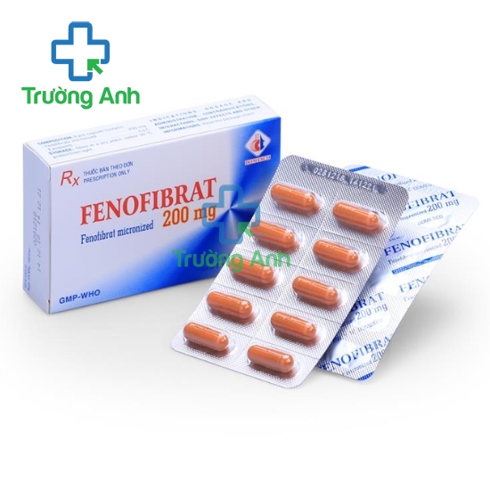Fenofibrat 200mg Domesco - Thuốc điều trị rối loạn Lipid huyết