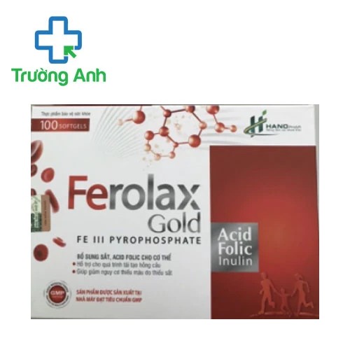 Ferolax Gold - Bổ sung sắt, acid folic cho cơ thể
