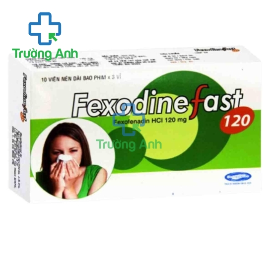 Fexodinefast 120 - Hỗ trợ điều trị viêm mũi dị ứng, mề đay của SAVIPHAMR