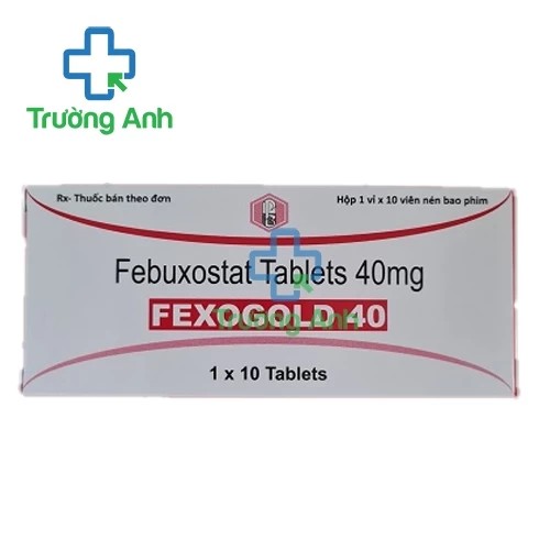 Fexogold 40mg - Thuốc điều trị bệnh gút hiệu quả