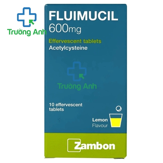 Fluimucil 600mg Zambon - Thuốc điều trị nhiễm trùng đường hô hấp