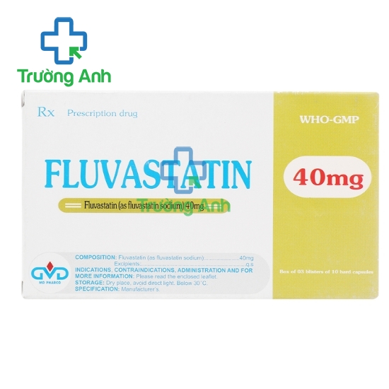 Fluvastatin 40mg MD Pharco - Điều trị tăng cholesterol máu hiệu quả