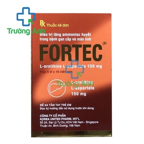 Fortec 150mg Korea United - Thuốc điều trị viêm gan do virus hiệu quả