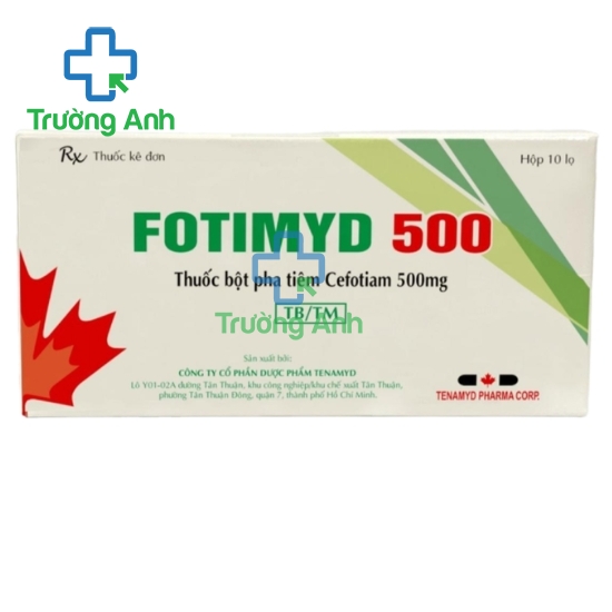 Fotimyd 500 Tenamyd - Thuốc điều trị nhiễm trùng, nhiễm khuẩn