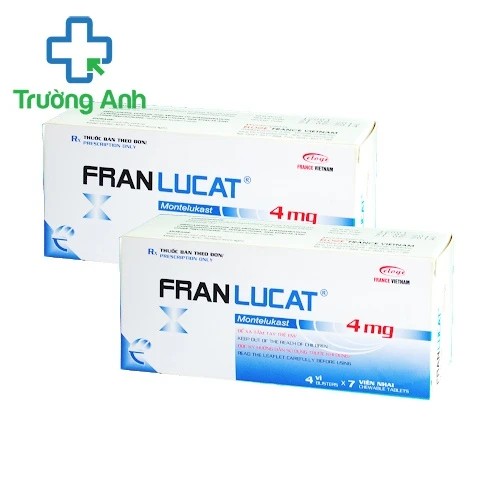 Franlucat 4mg - Thuốc điều trị bệnh hen suyễn hiệu quả của E'loge
