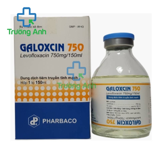 Galoxcin 750mg/150ml Inj - Thuốc điều trị nhiễm khuẩn hiệu quả của Pharbaco
