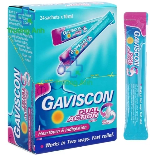 Gaviscon Dual Action (hỗn dịch uống) - Thuốc điều trị trào ngược dạ dày thực quản hiệu quả