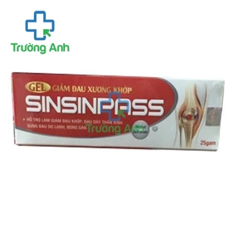 Gel giảm đau xương khớp Sinsinpass - Giúp giảm đau cơ, kháng viêm hiệu quả